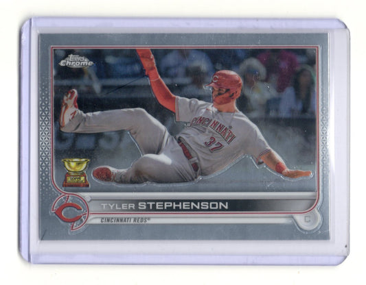 2022 Topps Tyler Stephenson Card Rainbow Foil Cincinnati Reds #175