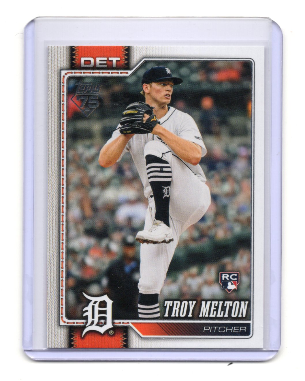 2026 Topps Troy Melton Card RC Detroit Tigers #212