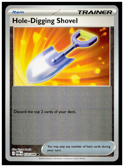 ME03: Perfect Order Hole-Digging Shovel Card Reverse Holo #074/088
