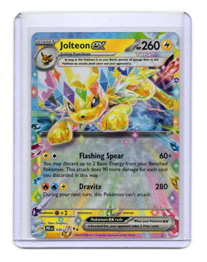 Pokemon Prismatic Evolutions Jolteon ex Card Holo #030/131