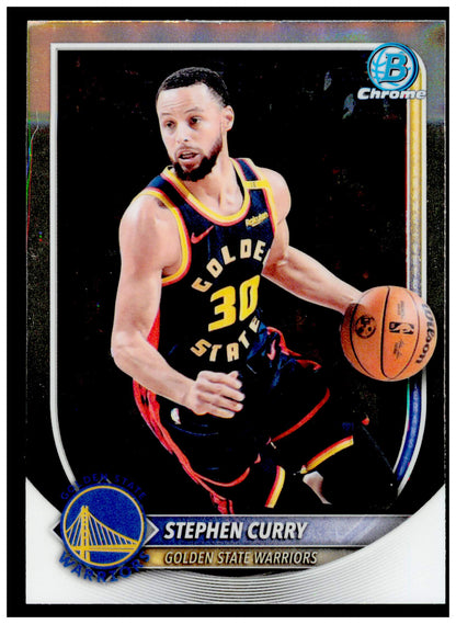 2025-26 Bowman Stephen Curry Card Chrome Golden State Warriors #BCV-115