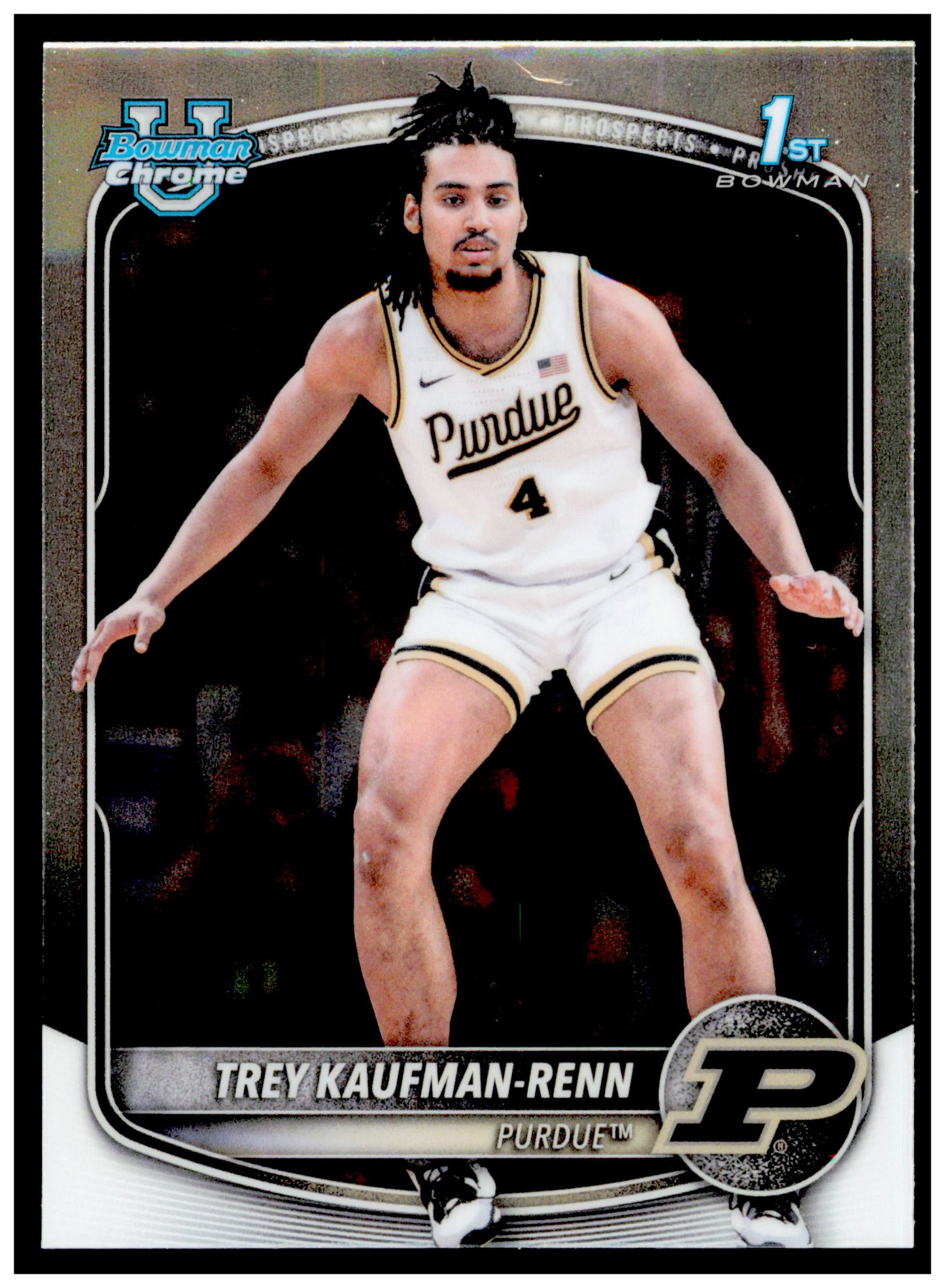 2025-26 Bowman Trey Kaufman-Renn Card Chrome Prospects  Boilermakers #BCP-21