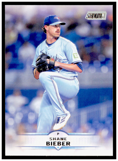2025 Stadium Club Shane Bieber Card Toronto Blue Jays #12