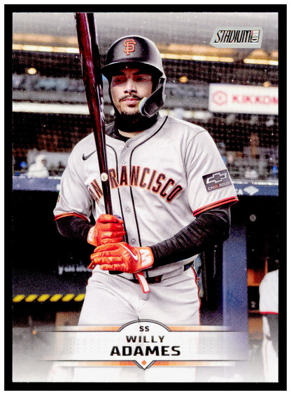 2025 Stadium Club Willy Adames Card San Francisco Giants #112
