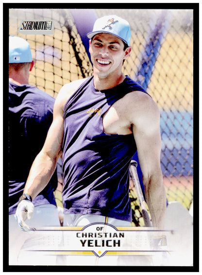2025 Stadium Club Christian Yelich Card Milwaukee Brewers #171