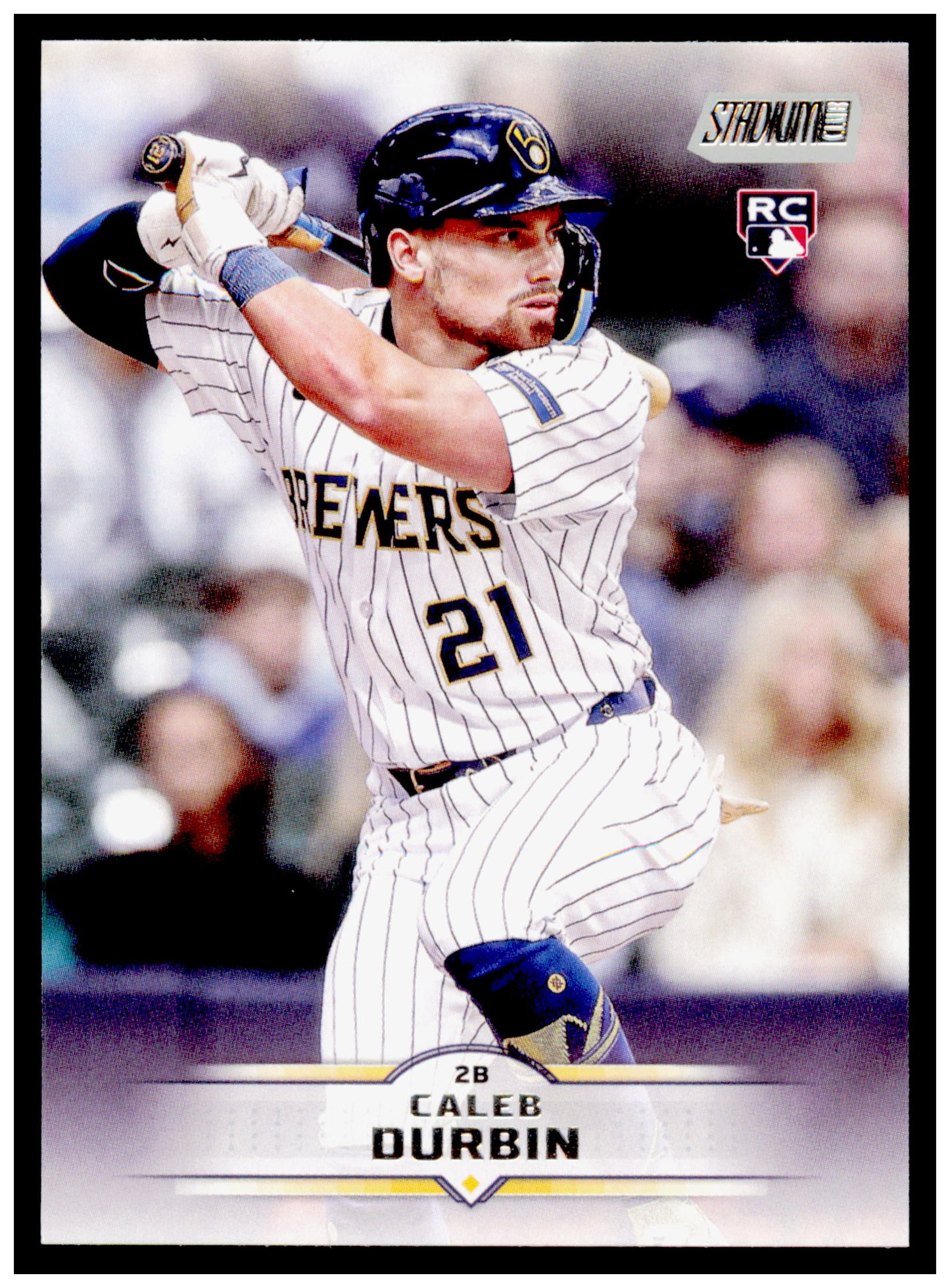 2025 Stadium Club Caleb Durbin Card RC Milwaukee Brewers #142