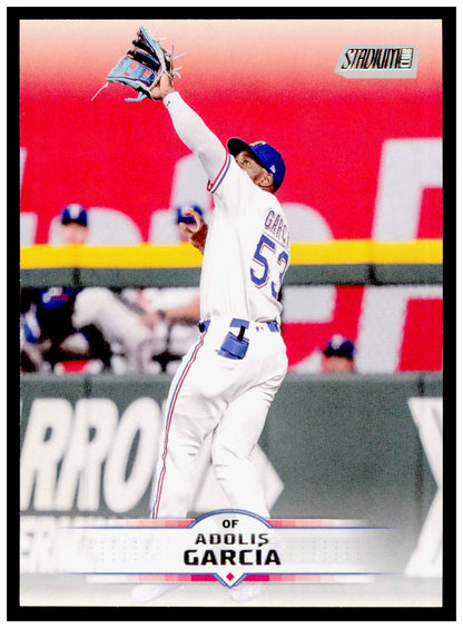 2025 Stadium Club Adolis García Card Texas Rangers #106