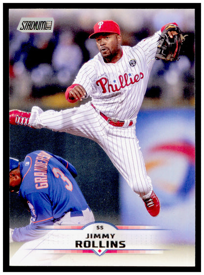 2025 Stadium Club Jimmy Rollins Card Philadelphia Phillies #176