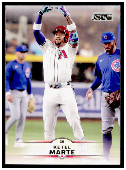 2025 Stadium Club Ketel Marte Card Arizona Diamondbacks #51