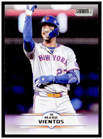 2025 Stadium Club Mark Vientos Card New York Mets #129