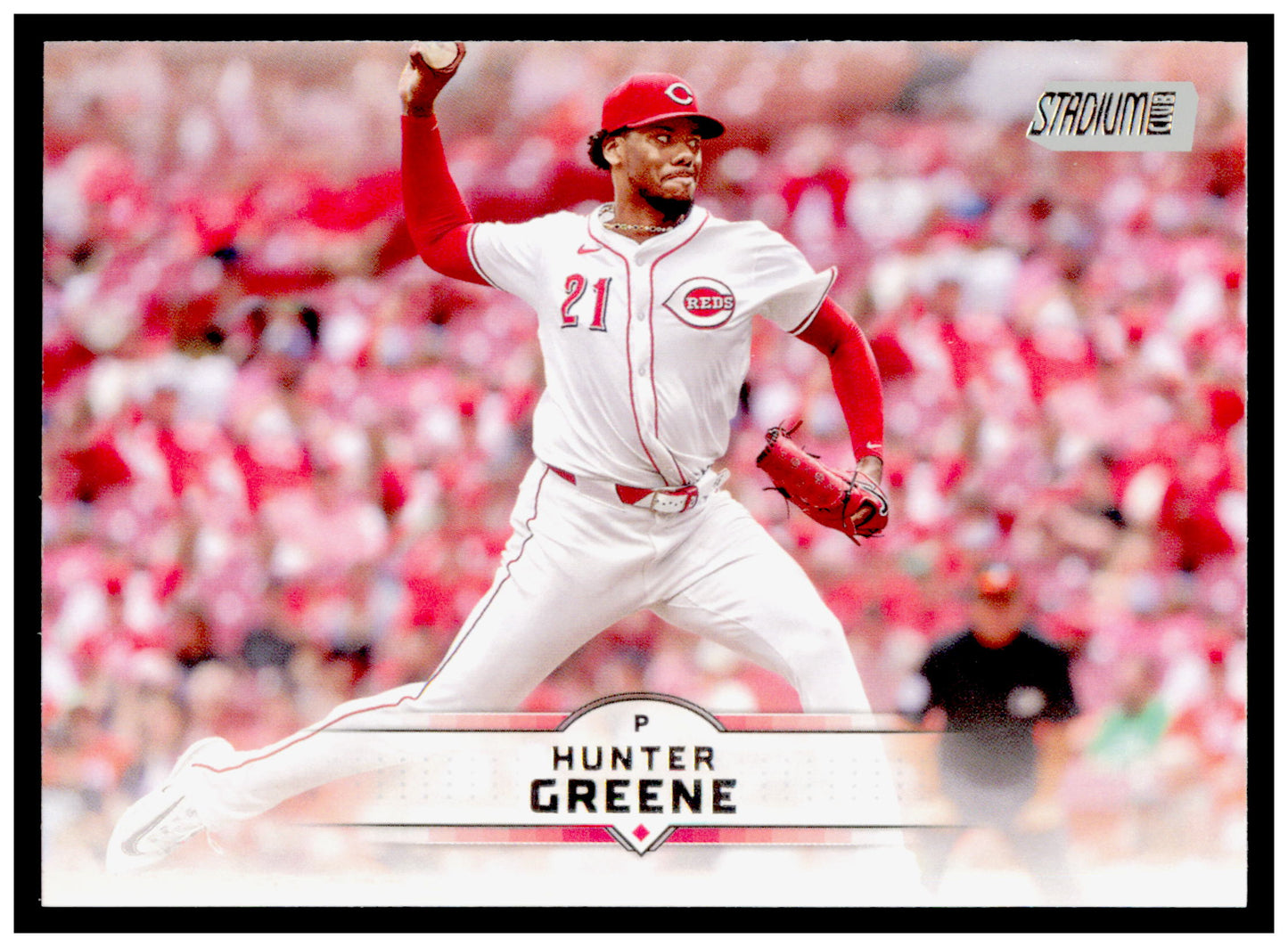 2025 Stadium Club Hunter Greene Card Cincinnati Reds #92