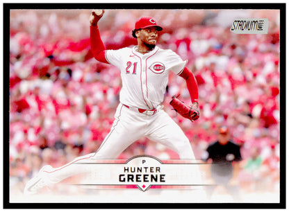 2025 Stadium Club Hunter Greene Card Cincinnati Reds #92