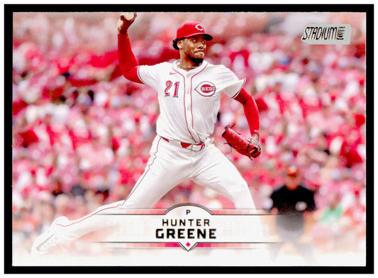 2025 Stadium Club Hunter Greene Card Cincinnati Reds #92