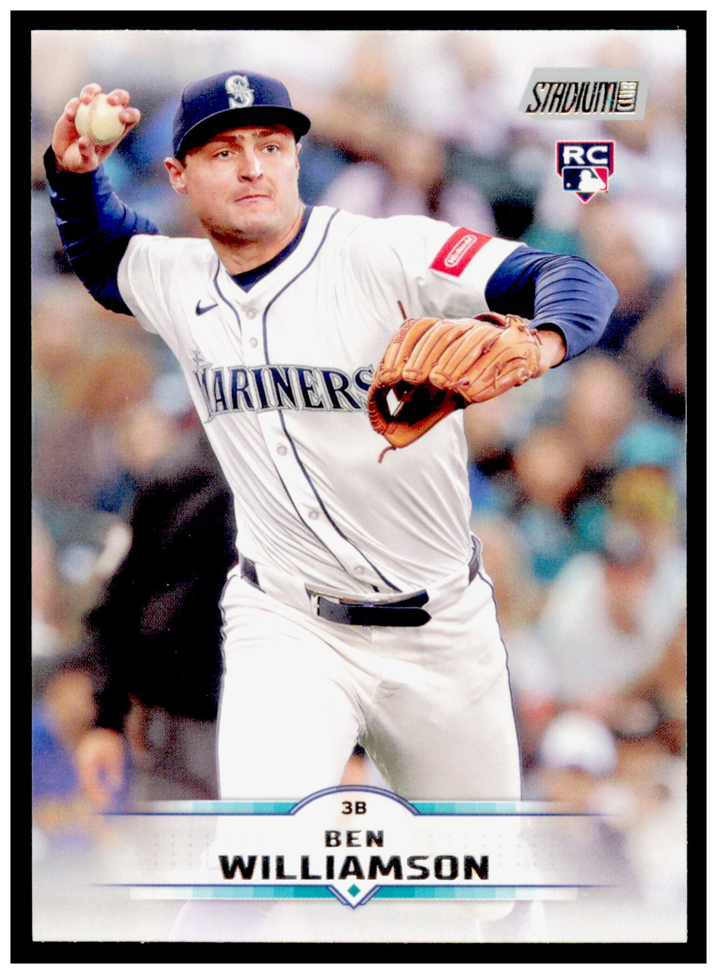 2025 Stadium Club Ben Williamson Card RC Seattle Mariners #163