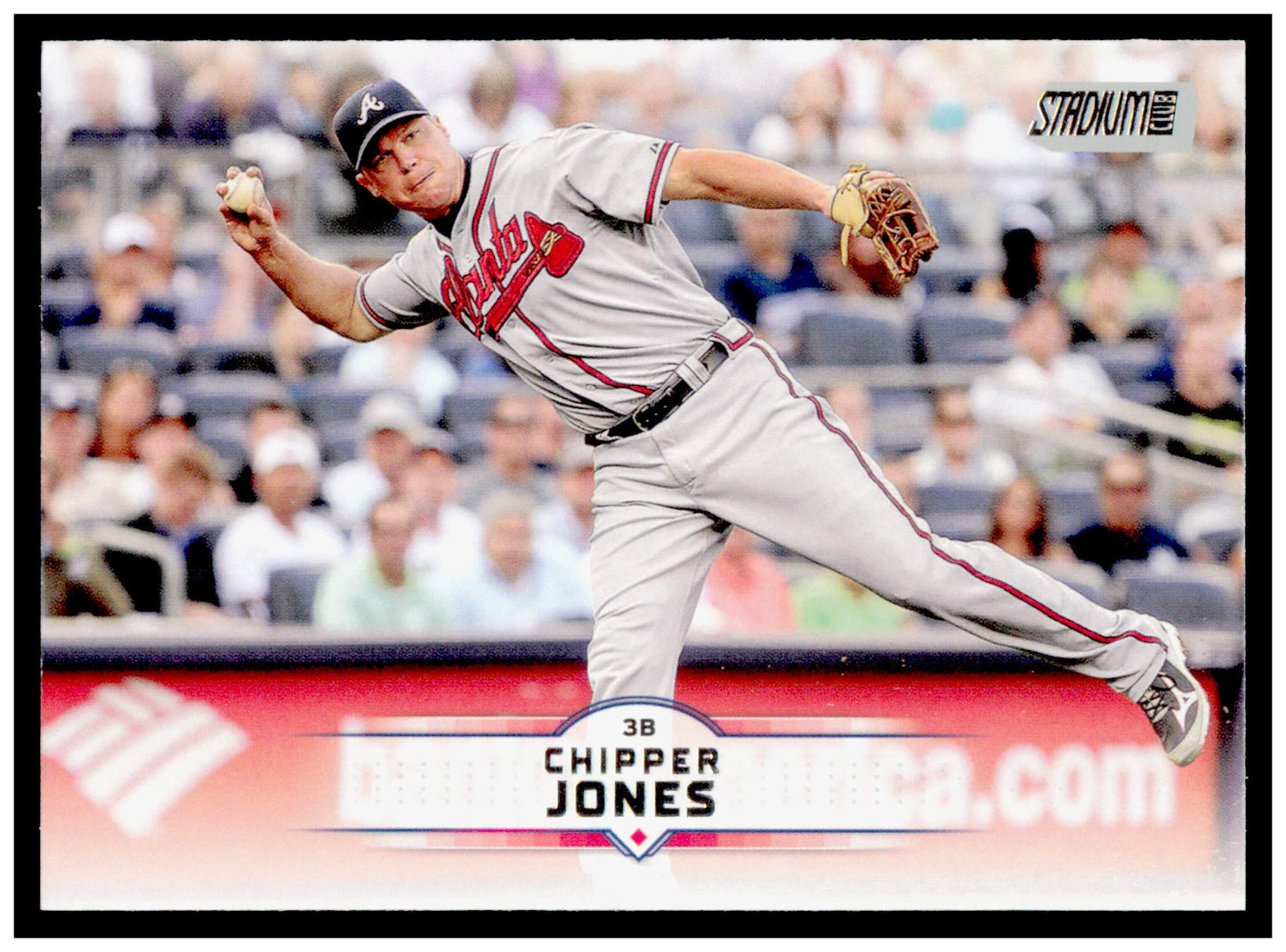 2025 Stadium Club Chipper Jones Card Atlanta Braves #84
