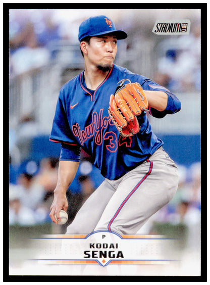 2025 Stadium Club Kodai Senga Card New York Mets #144