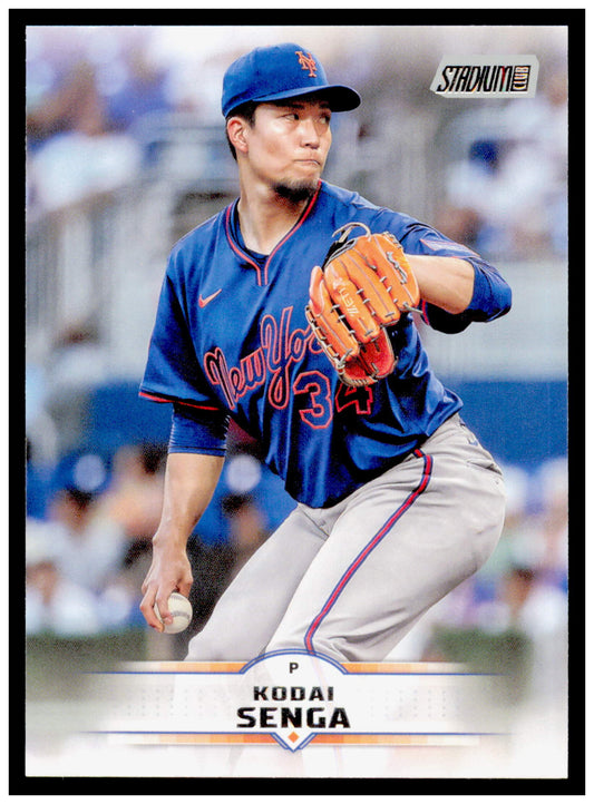 2025 Stadium Club Kodai Senga Card New York Mets #144