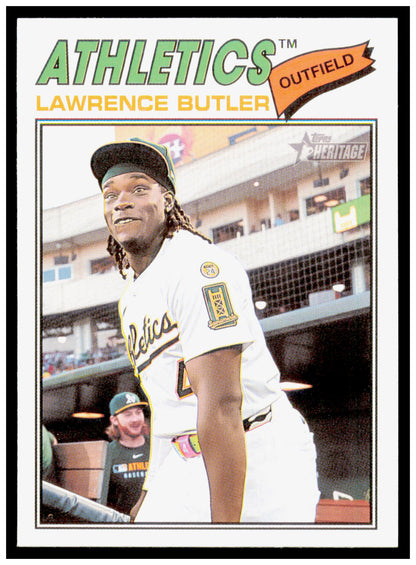 2026 Topps Heritage Lawrence Butler Card Athletics #94