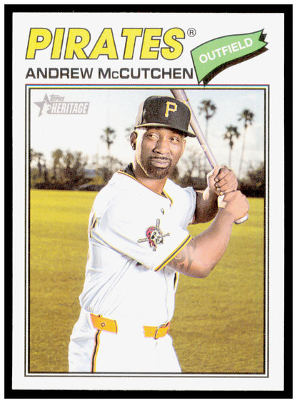 2026 Topps Heritage Andrew McCutchen Card Pittsburgh Pirates #270