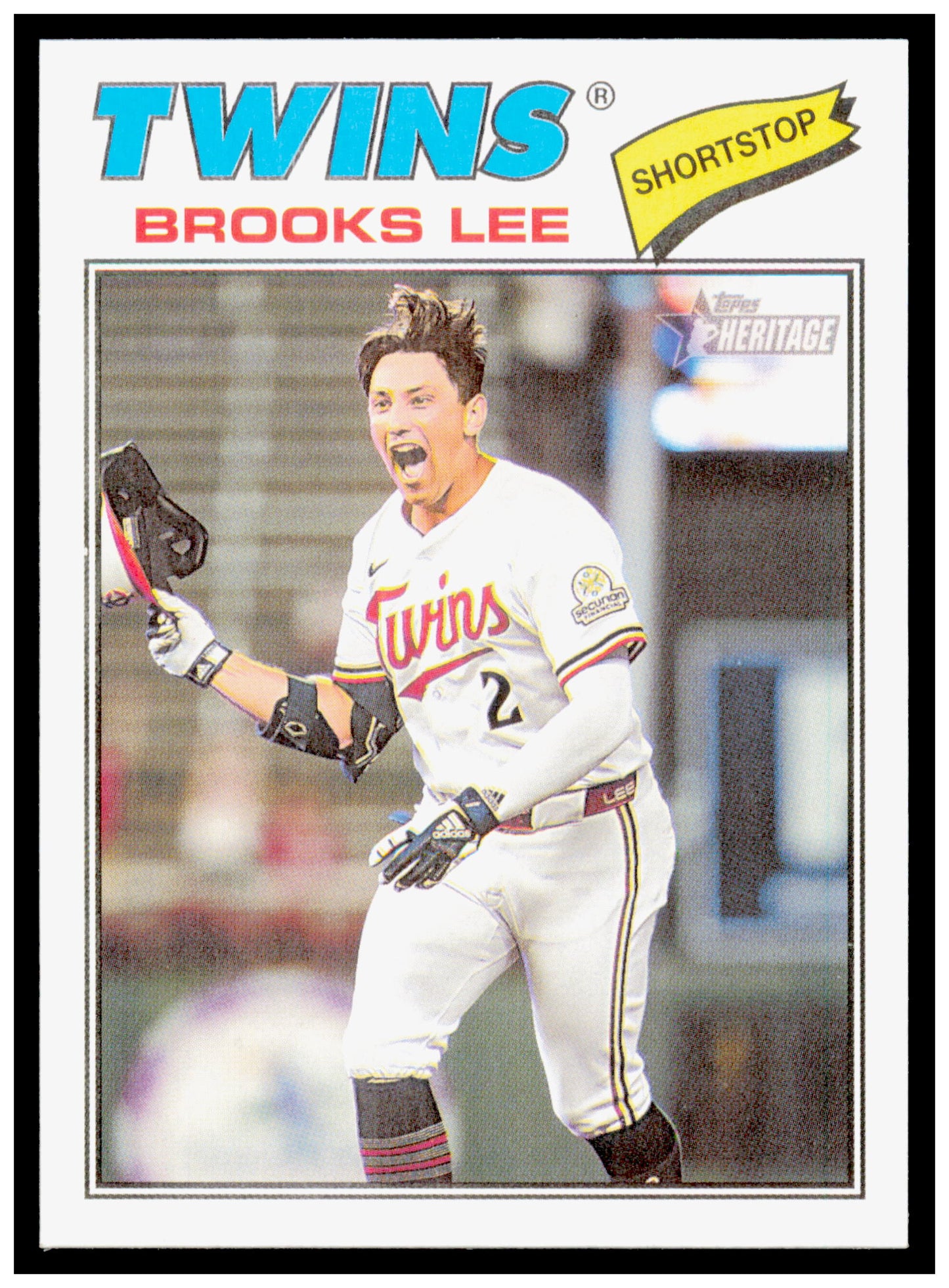 2026 Topps Heritage Brooks Lee Card Minnesota Twins #60