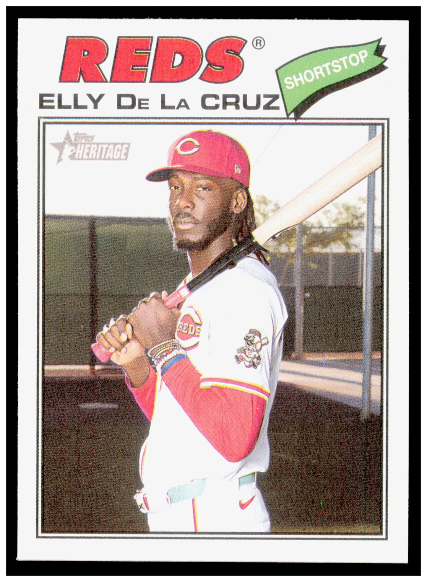 2026 Topps Heritage Elly De La Cruz Card Cincinnati Reds #70