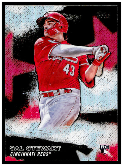 Series 2 Baseball Sal Stewart Card Stars of MLB Cincinnati Reds #SMLB-38