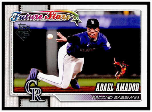 Series 2 Baseball Adael Amador Card Colorado Rockies #359