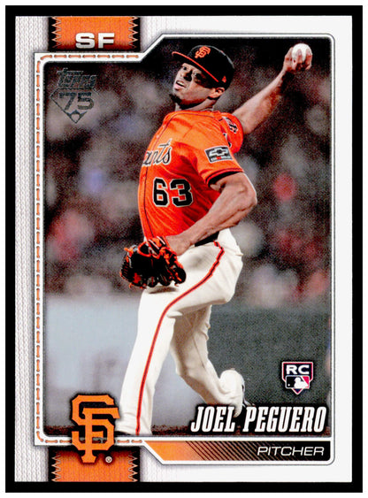 Series 2 Baseball Joel Peguero Card RC San Francisco Giants #474