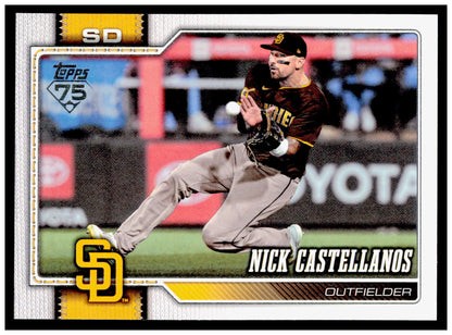 Series 2 Baseball Nick Castellanos Card San Diego Padres #437