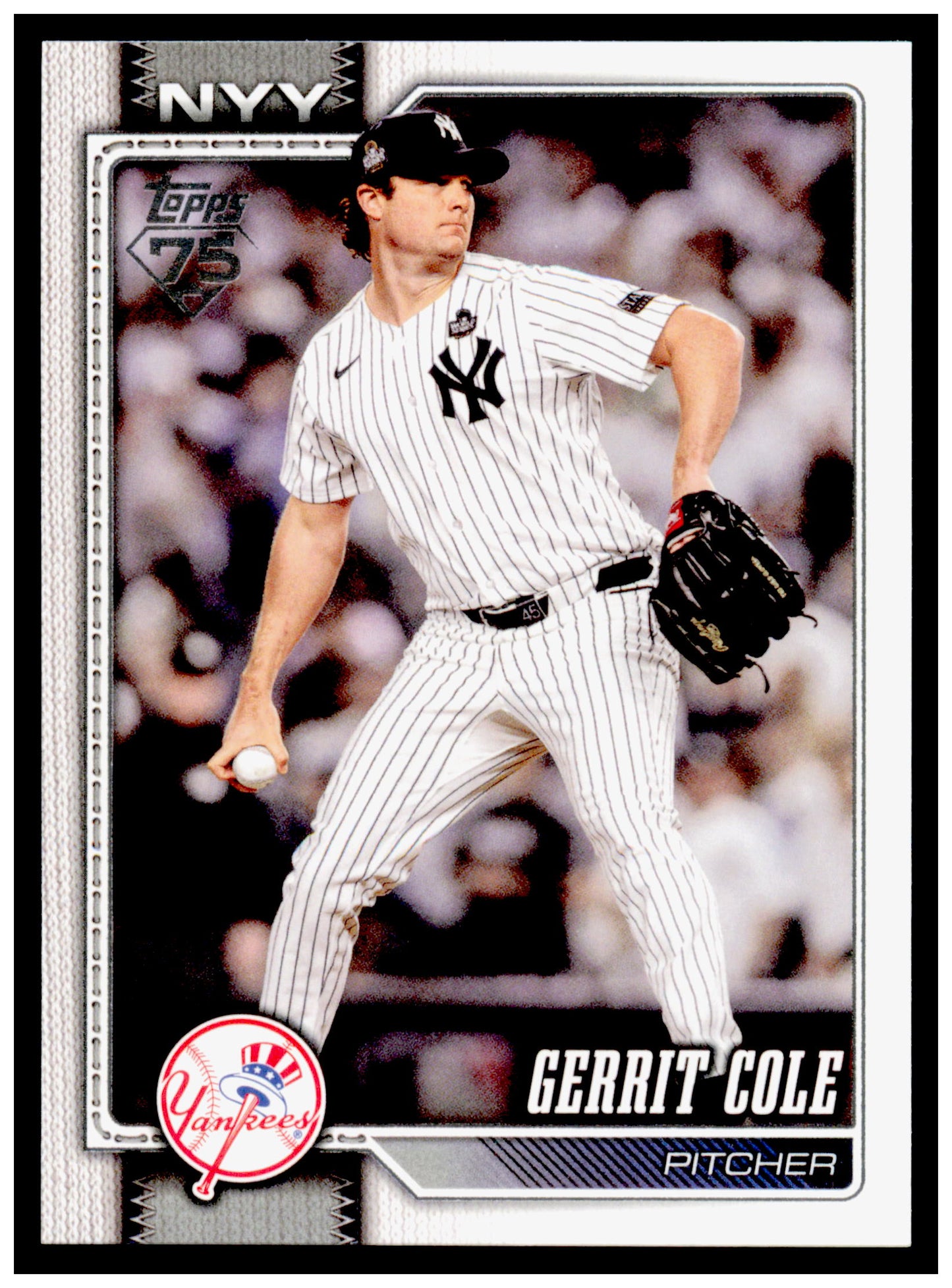 Series 2 Baseball Gerrit Cole Card New York Yankees #450