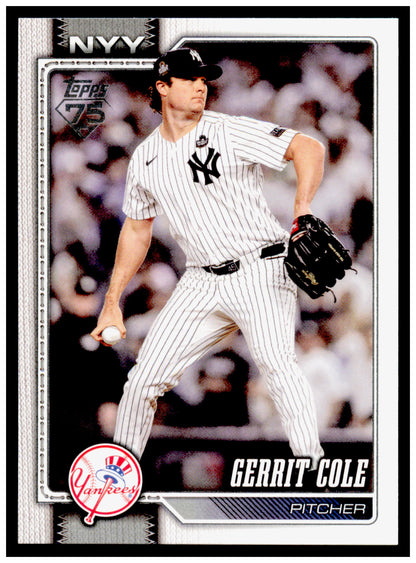 Series 2 Baseball Gerrit Cole Card New York Yankees #450