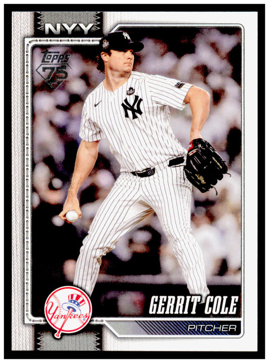 Series 2 Baseball Gerrit Cole Card New York Yankees #450