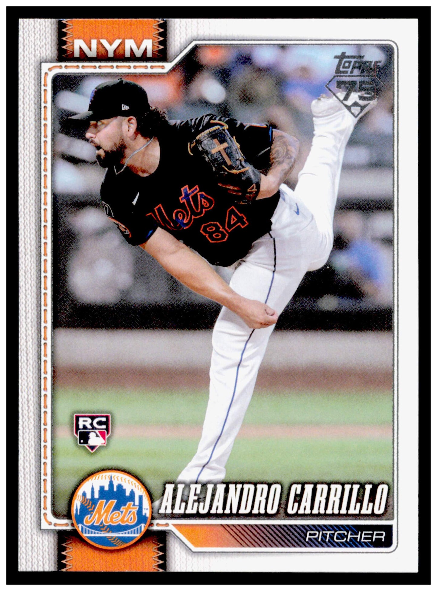 Series 2 Baseball Alejandro Carrillo Card RC New York Mets #531