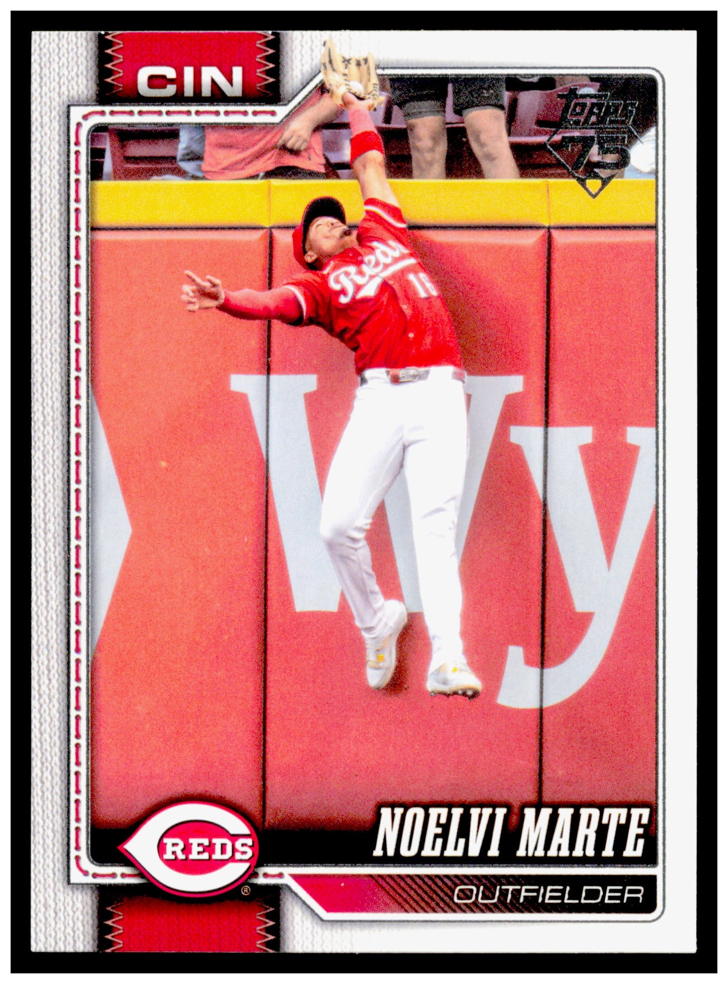 Series 2 Baseball Noelvi Marte Card Black Foil SN Cincinnati Reds #767