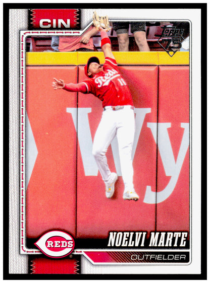 Series 2 Baseball Noelvi Marte Card Black Foil SN Cincinnati Reds #767
