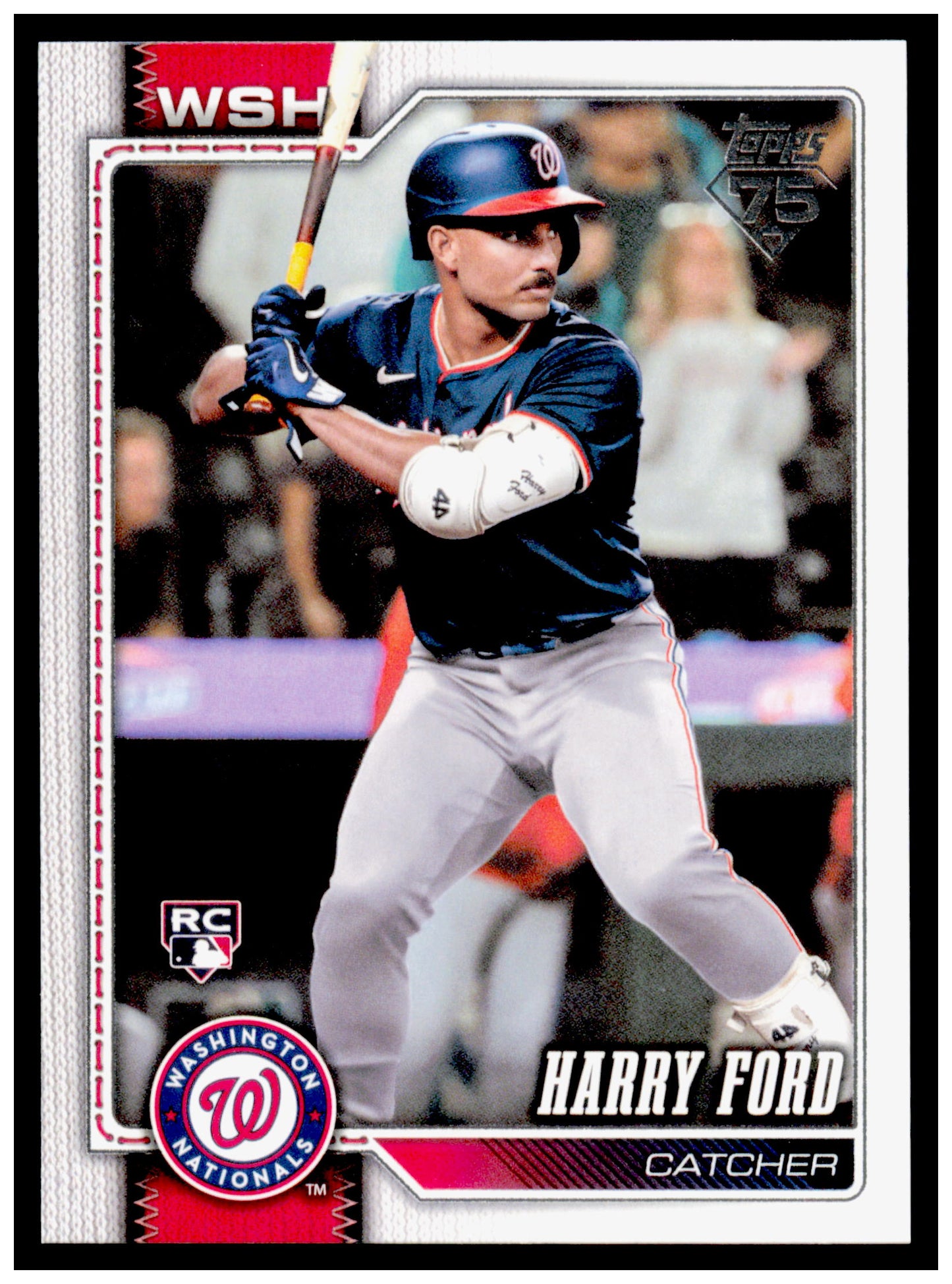 Series 2 Baseball Harry Ford Card Rainbow Foil RC Washington Nationals #659