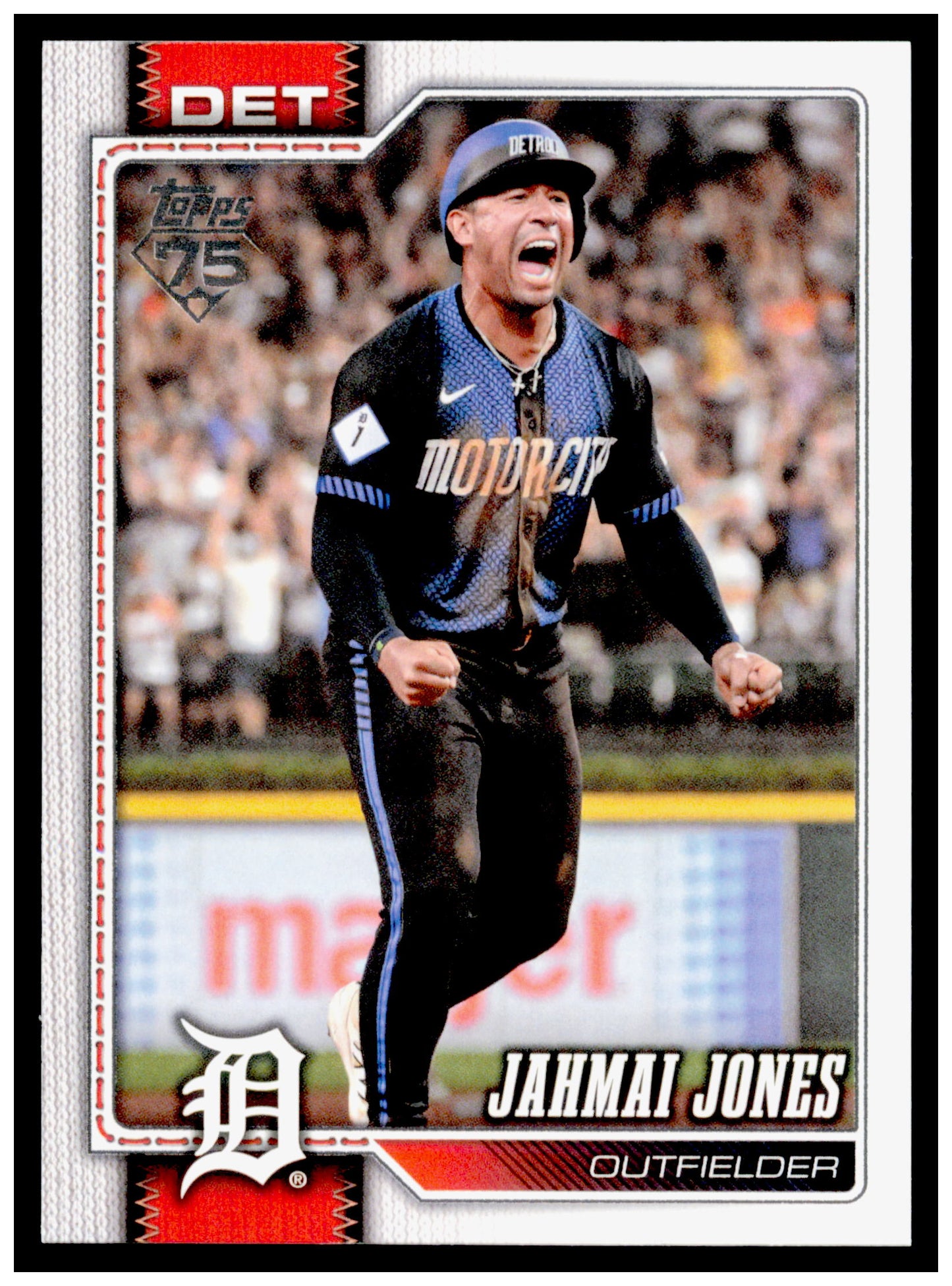 Series 2 Baseball Jahmai Jones Card Rainbow Foil Detroit Tigers #591