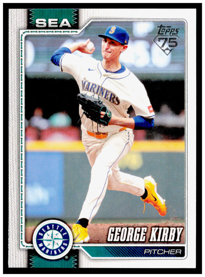Series 2 Baseball George Kirby Card Seattle Mariners #493