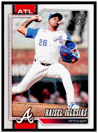 Series 2 Baseball Raisel Iglesias Card Atlanta Braves #396