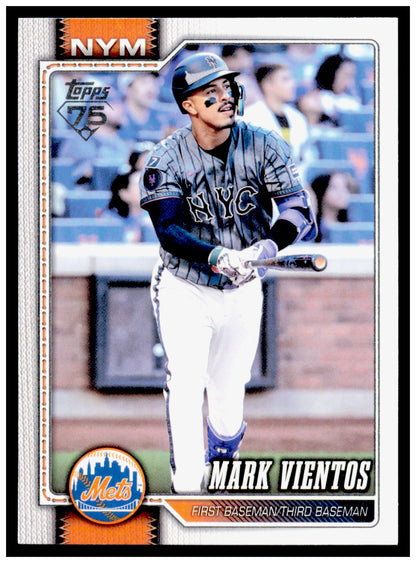 Series 2 Baseball Mark Vientos Card New York Mets #646
