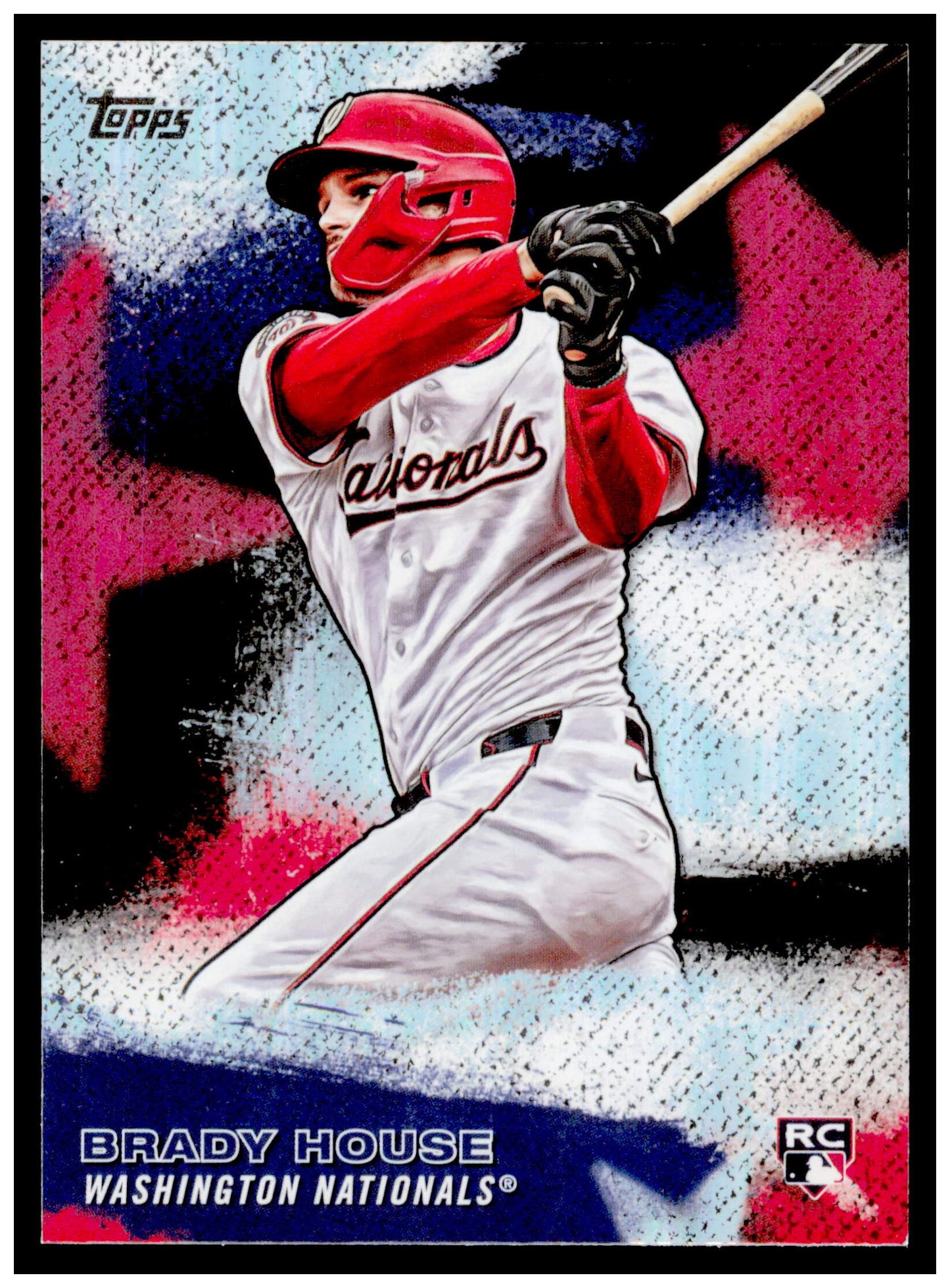 Series 2 Baseball Brady House Card Stars of MLB Washington Nationals #SMLB-60