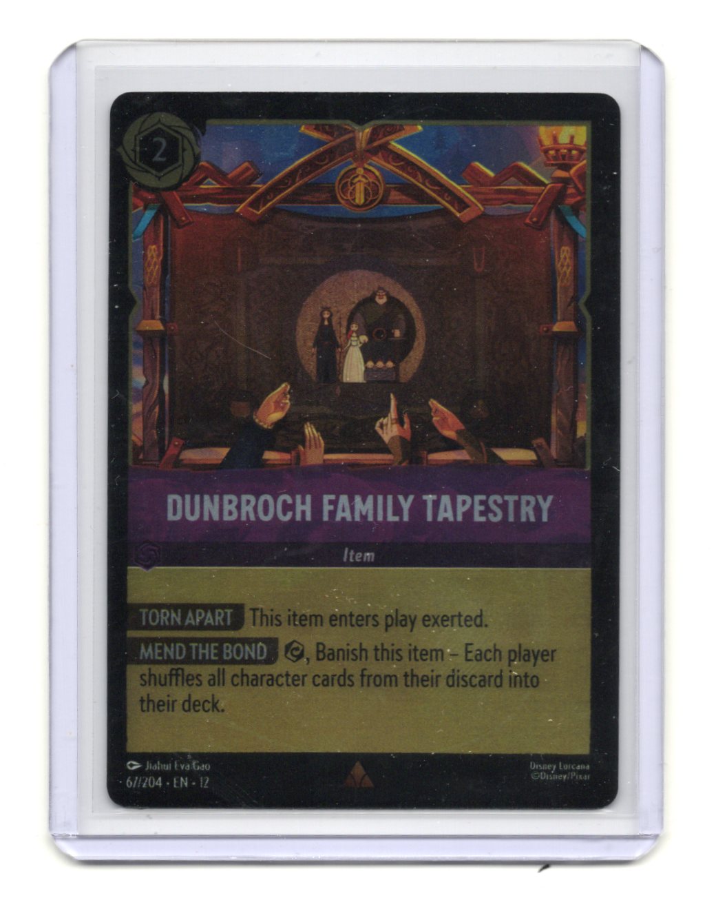 Disney Lorcana Dunbroch Family Tapestry 67/204 Rare Wilds Unknown Set 12 NM