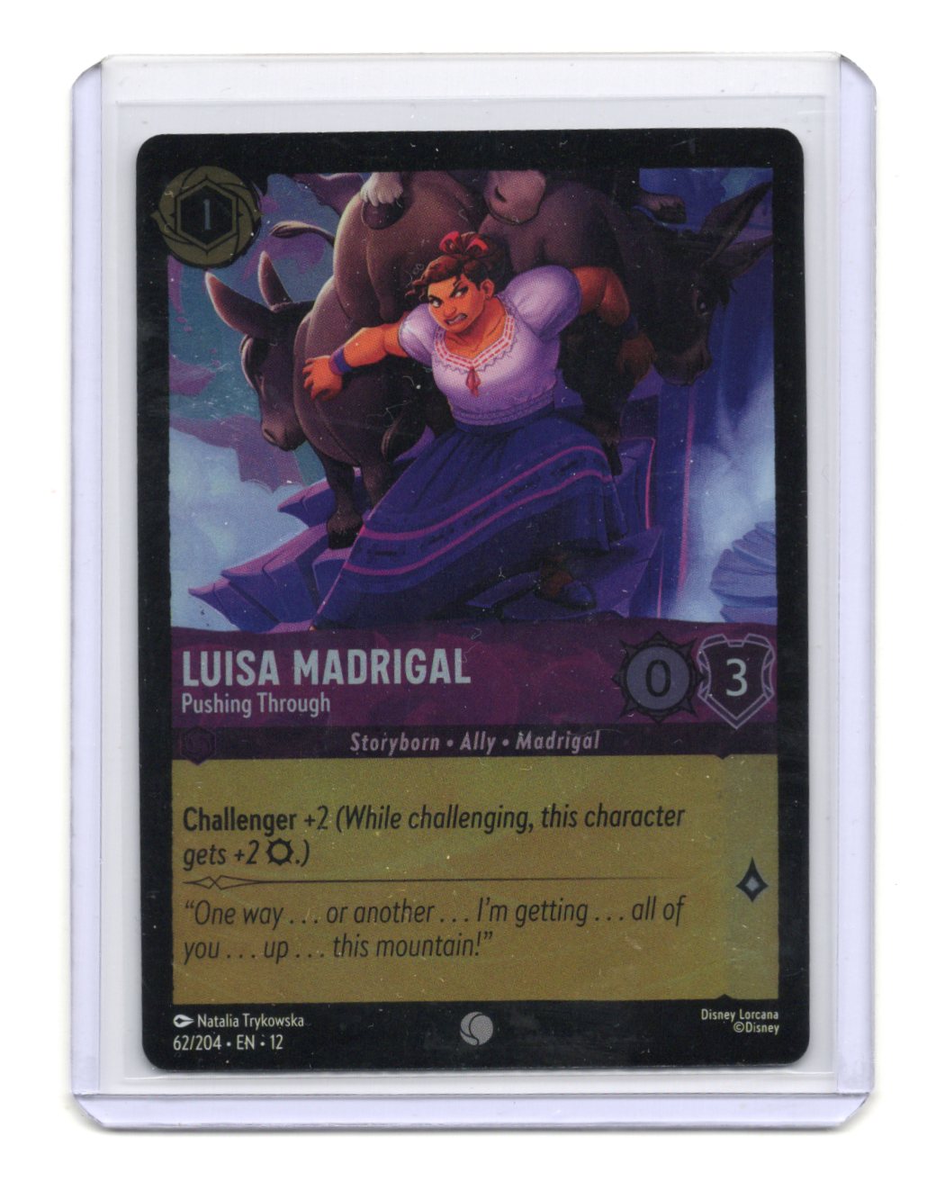 Disney Wilds Unknown Luisa Madrigal Card  #62/204