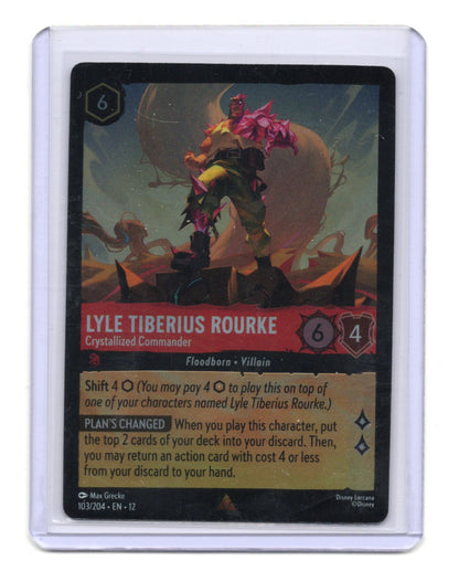 Disney Wilds Unknown Lyle Tiberius Rourke Card Rare  #103/204