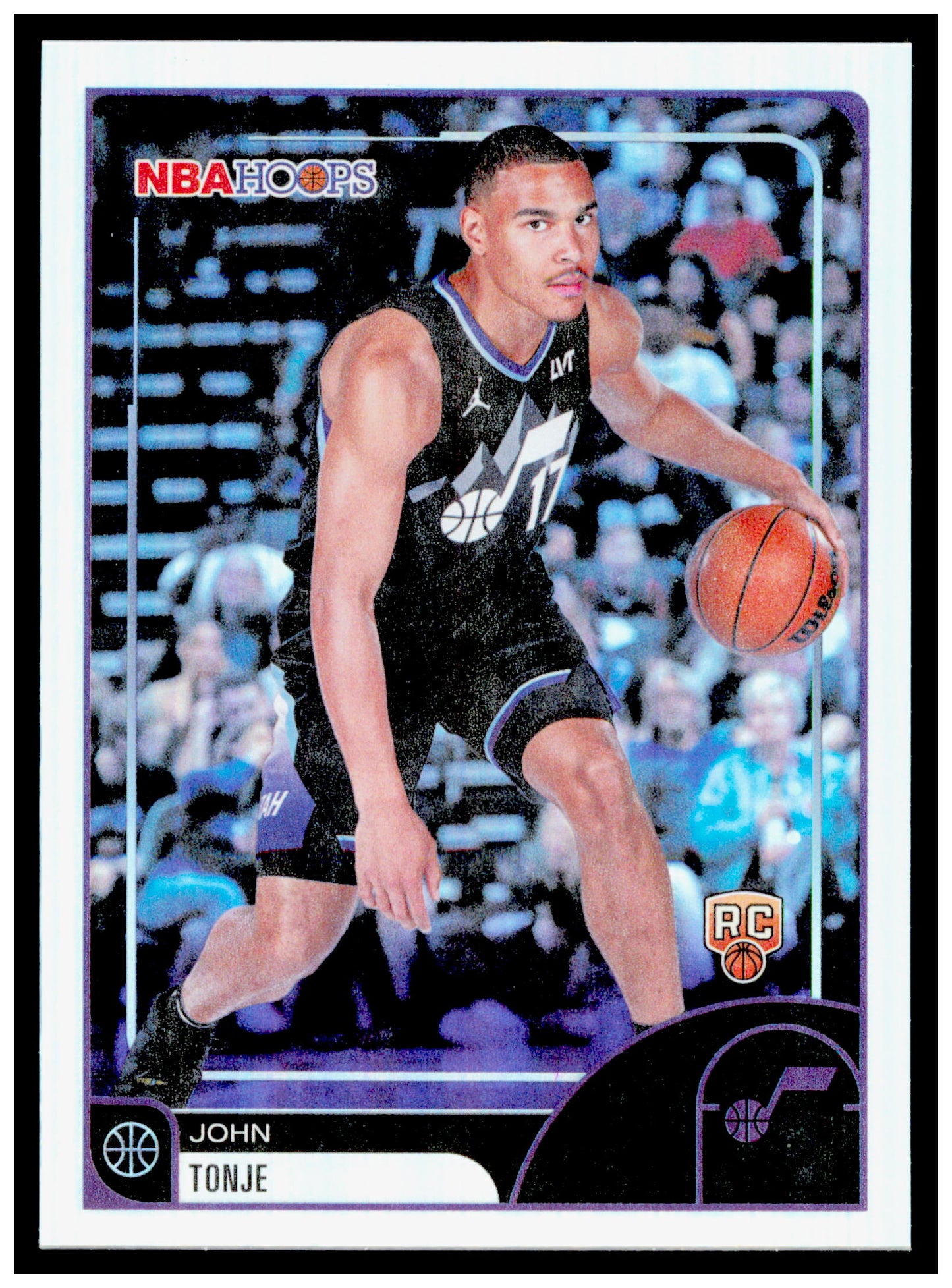 2025-26 Hoops John Tonje Card RC Utah Jazz #162