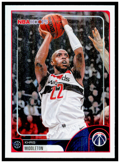 2025-26 Hoops Khris Middleton Card Washington Wizards #175