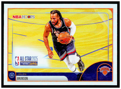 2025-26 Hoops Jalen Brunson Card New York Knicks #278