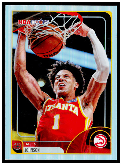 2025-26 Hoops Jalen Johnson Card Atlanta Hawks #50