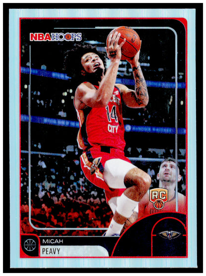 2025-26 Hoops Micah Peavy Card RC New Orleans Pelicans #229
