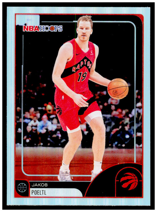 2025-26 Hoops Jakob Poeltl Card Toronto Raptors #64